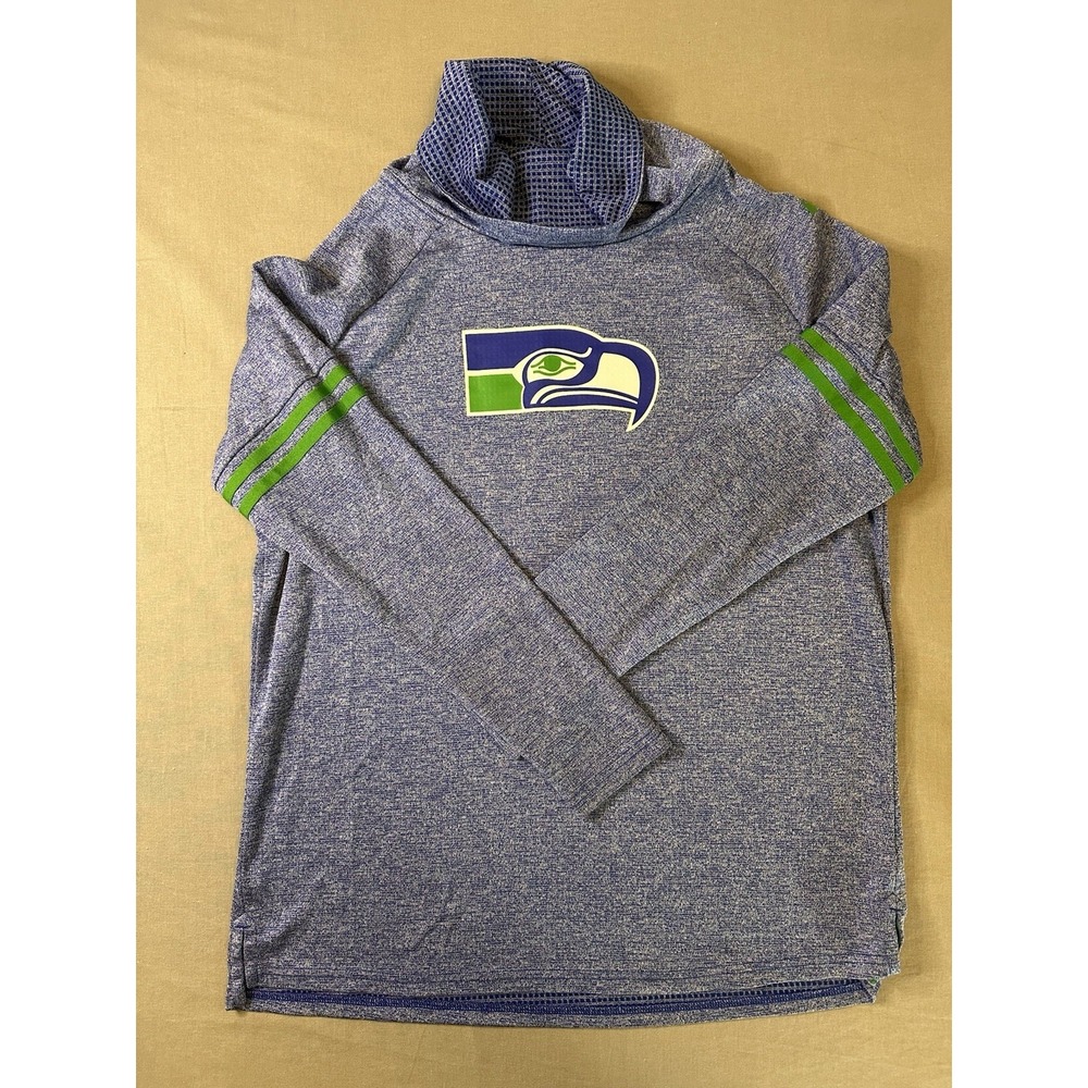 Seattle Seahawks Nike long sleeve funnel neck shirt Women's Large EUC